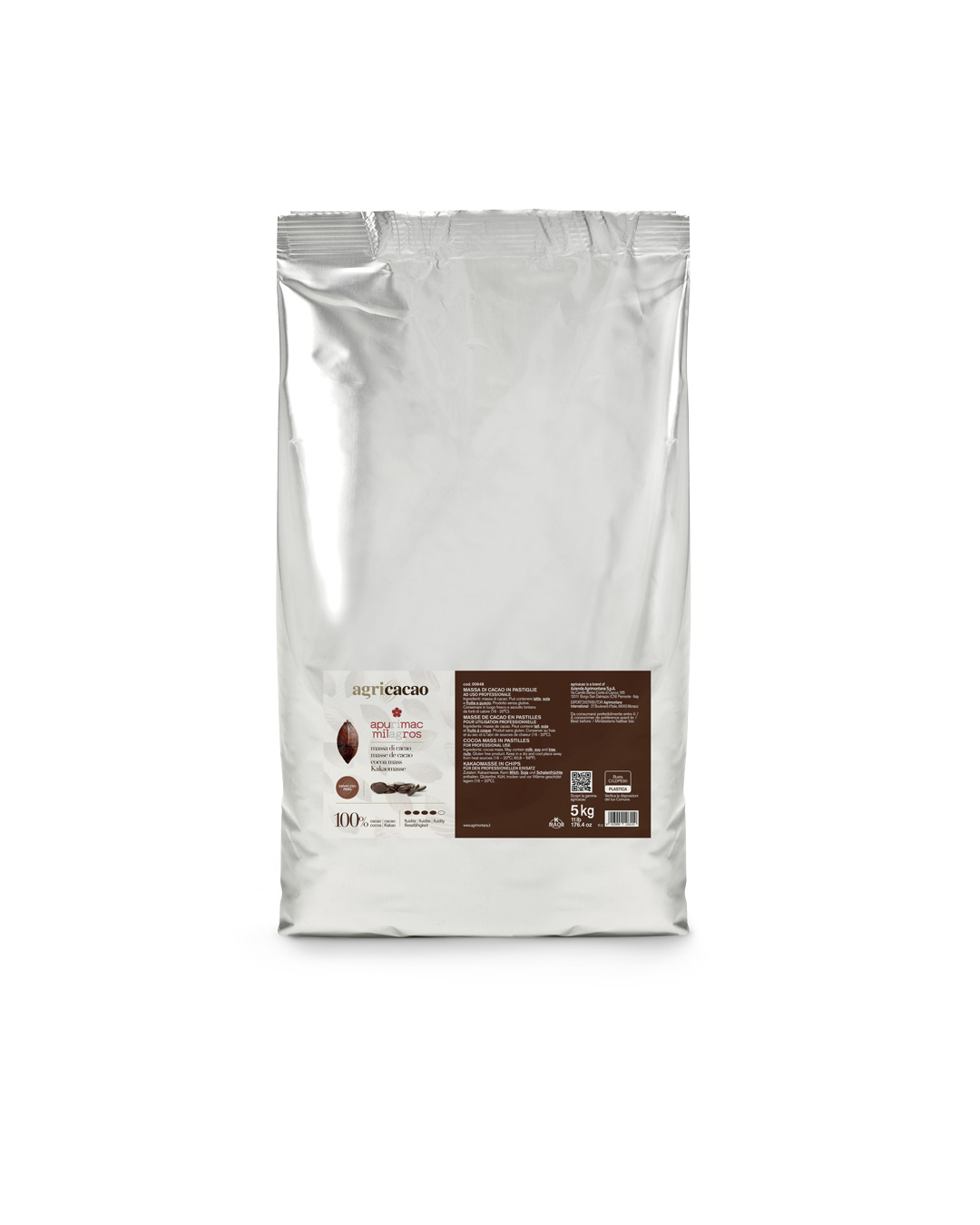 Agricacao Sacco Alluminato Apurimac 100% Massa di Cacao